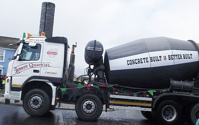 concrete lorry2 – Lennon Quarries Ltd